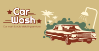 Vintage Carwash Facebook ad  BrandCrowd Facebook ad Maker